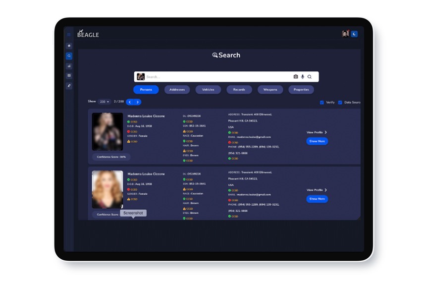 screenshot of Beagle