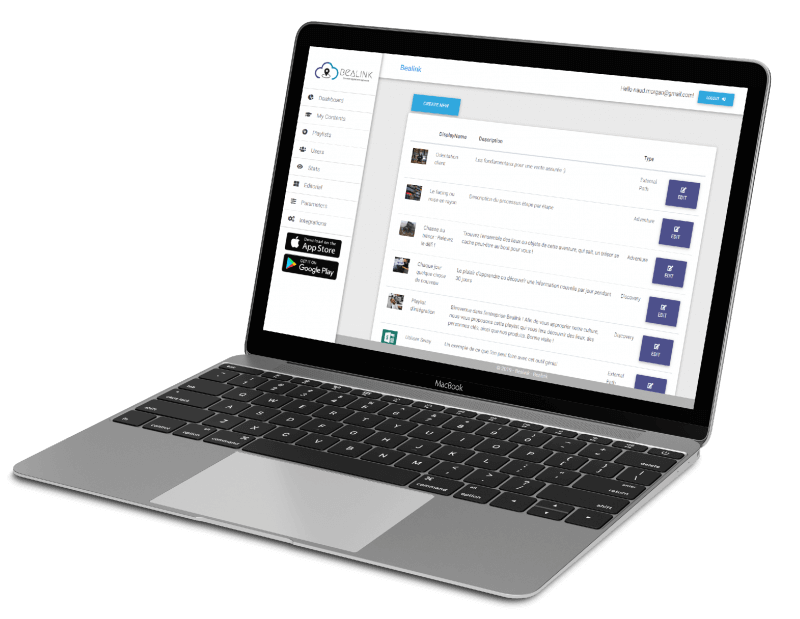 screenshot of Bealink