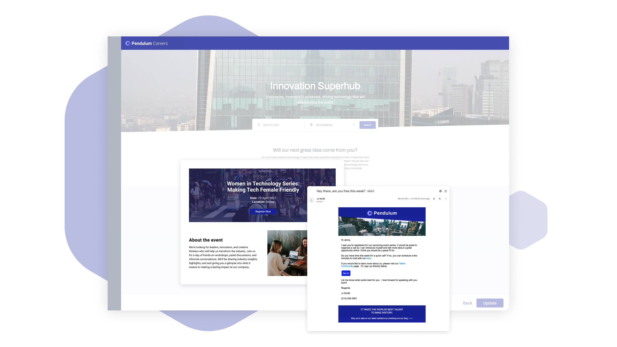 screenshot of Beamery