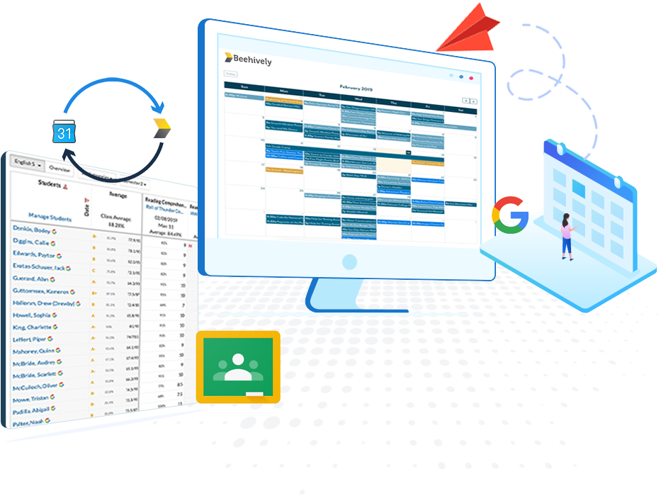 screenshot of Beehively