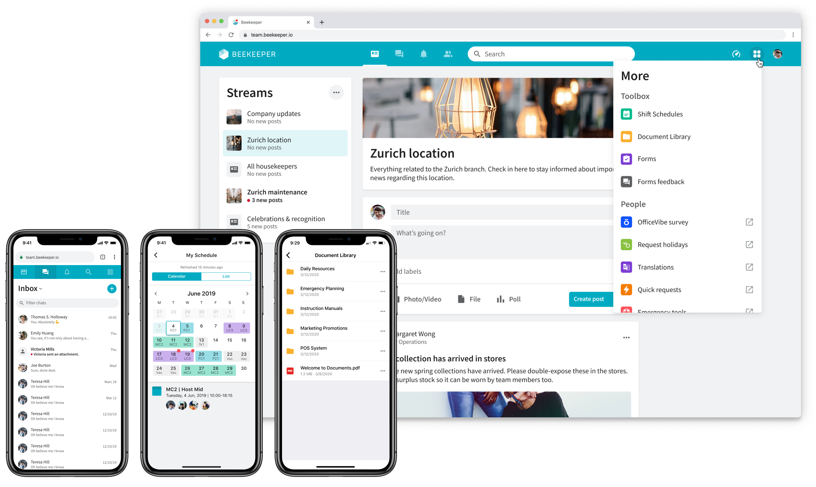 screenshot of Beekeeper