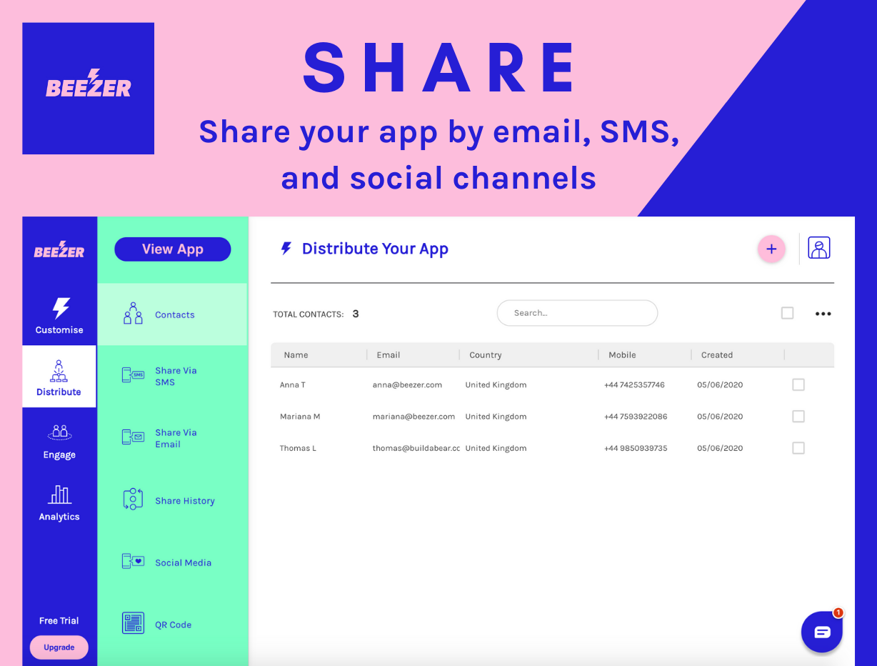 screenshot of Beezer