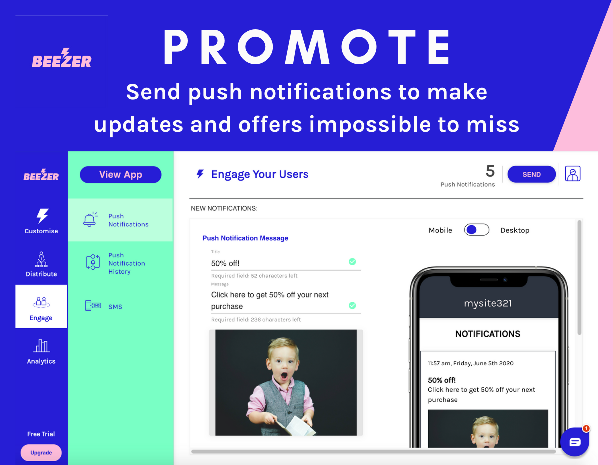 screenshot of Beezer