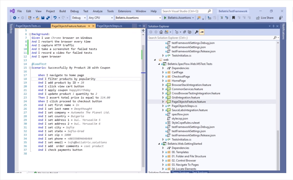 screenshot of Bellatrix