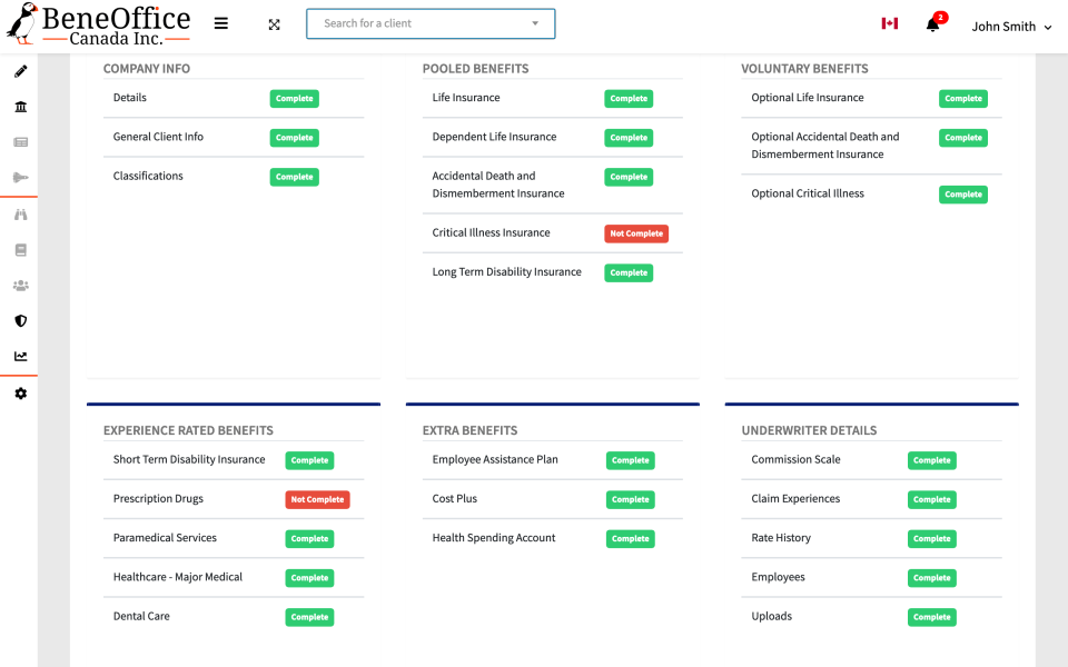 screenshot of BeneOffice