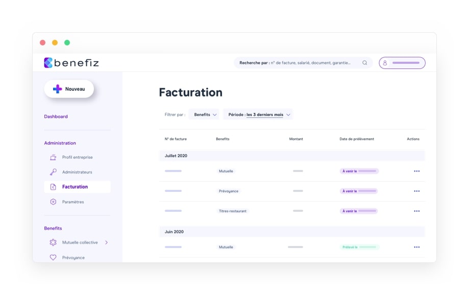 screenshot of Benefiz