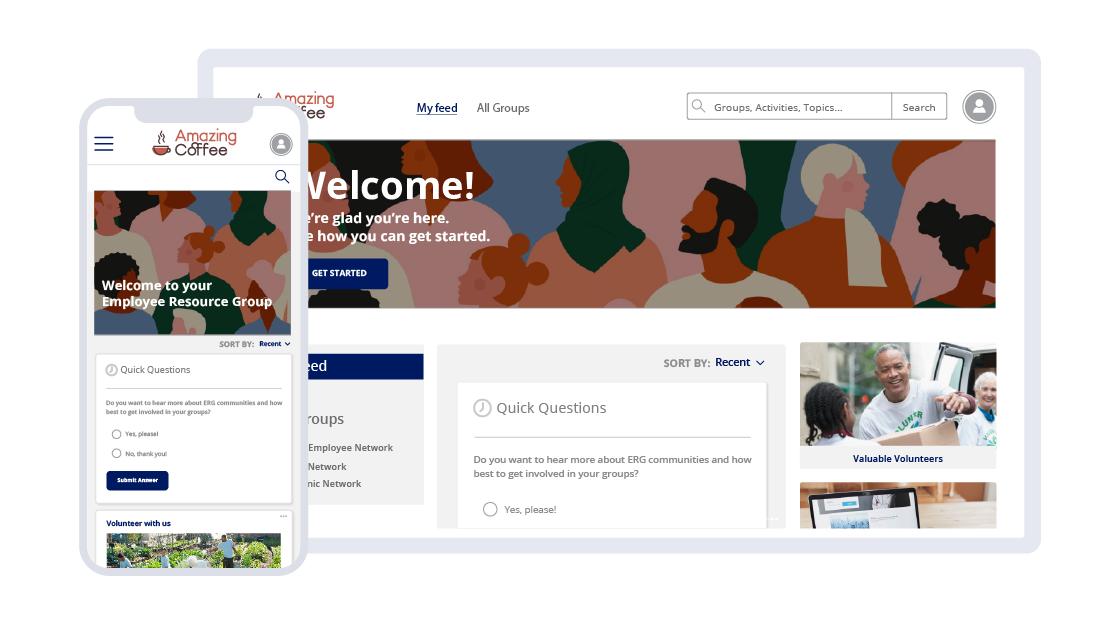 screenshot of Benevity