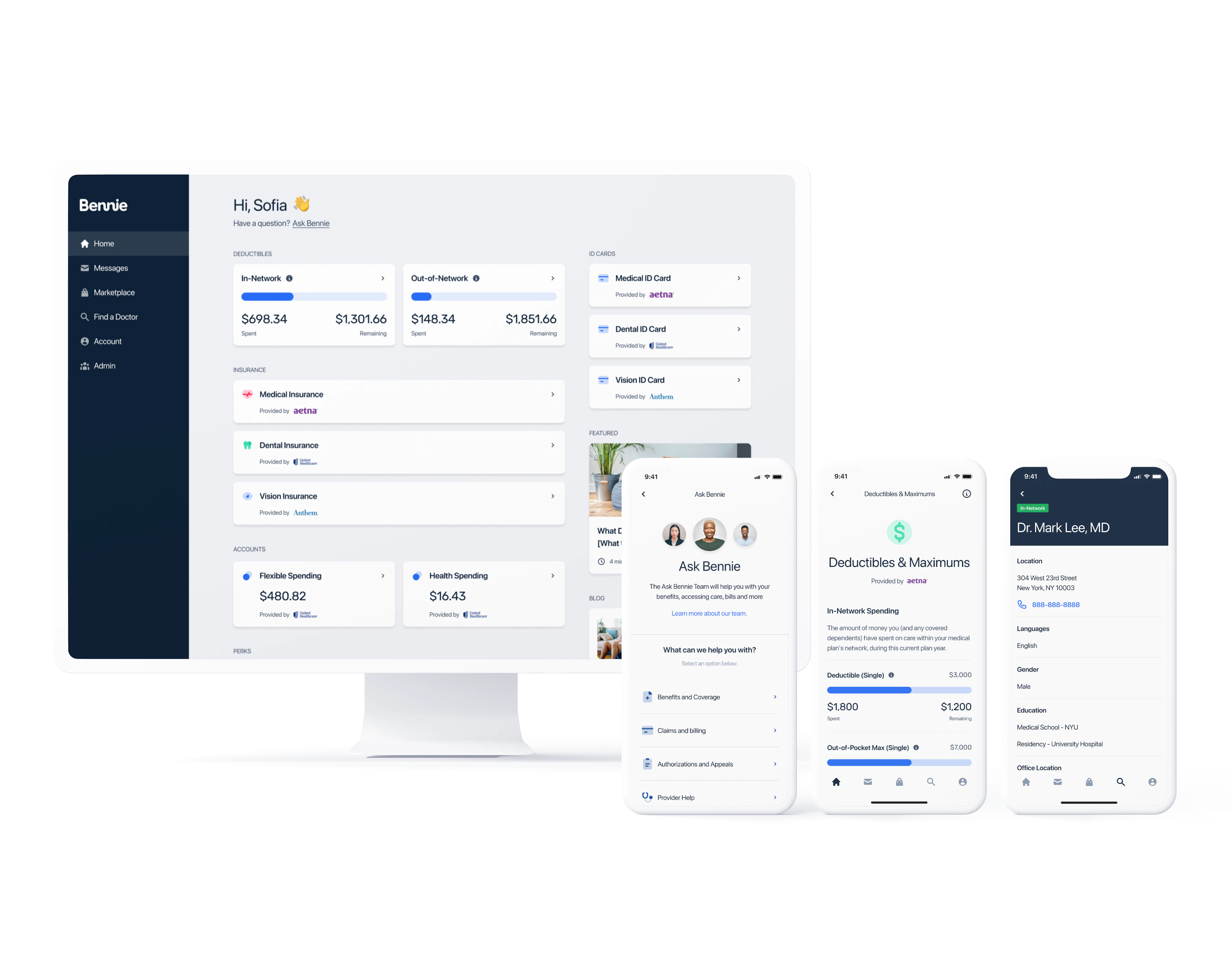 screenshot of Bennie