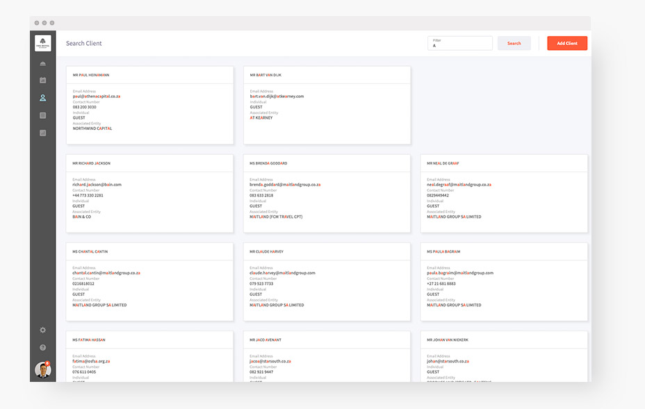 screenshot of Benson