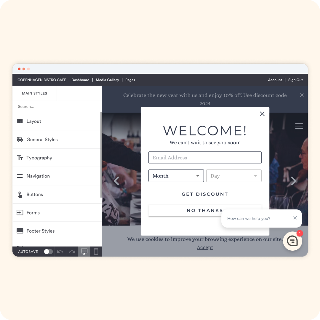 screenshot of BentoBox