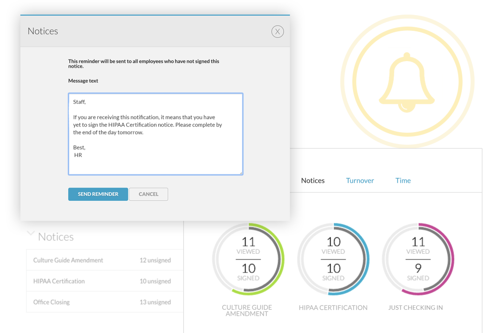 screenshot of BerniePortal
