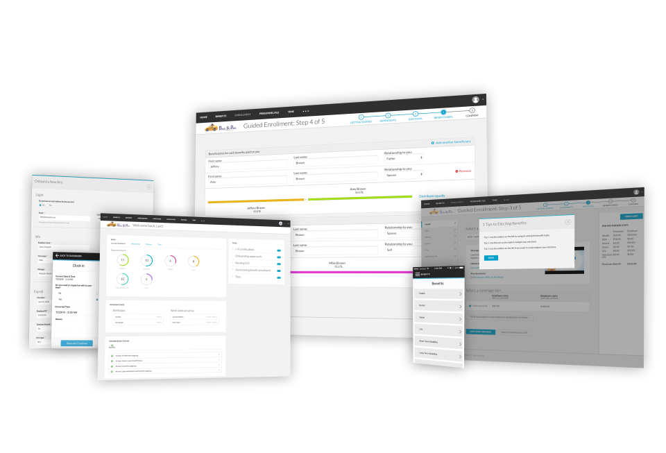 screenshot of BerniePortal