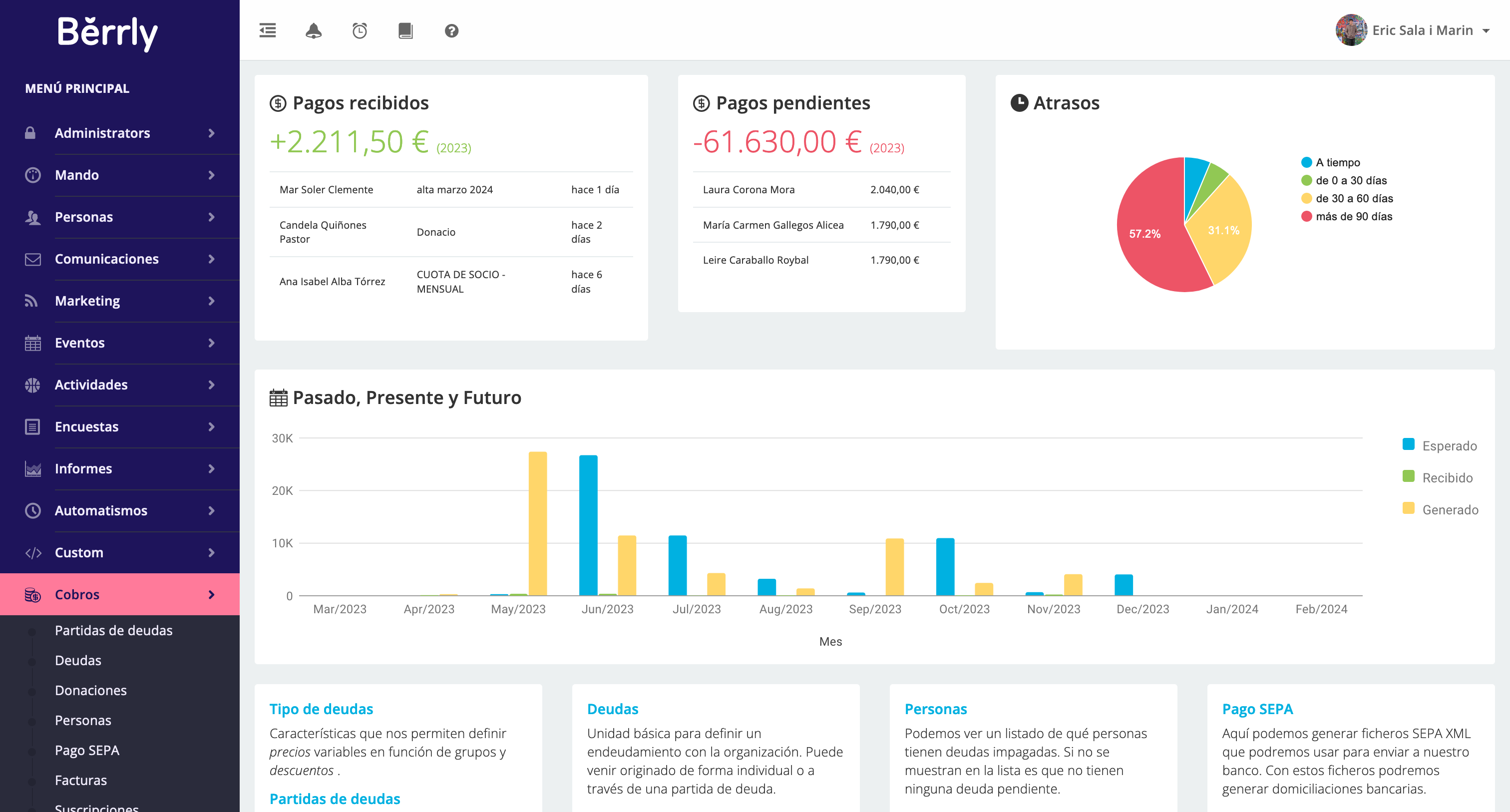 screenshot of Berrly