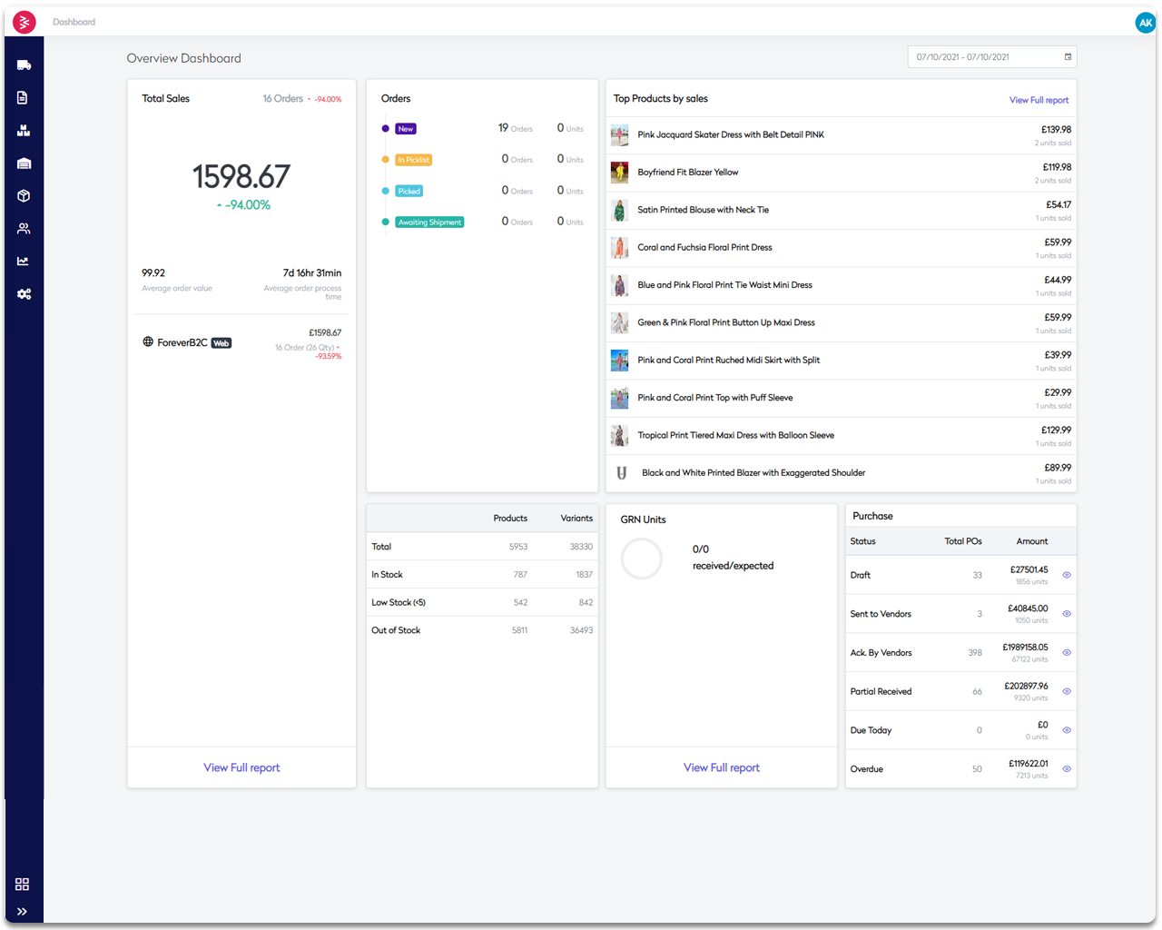 screenshot of BetterCommerce