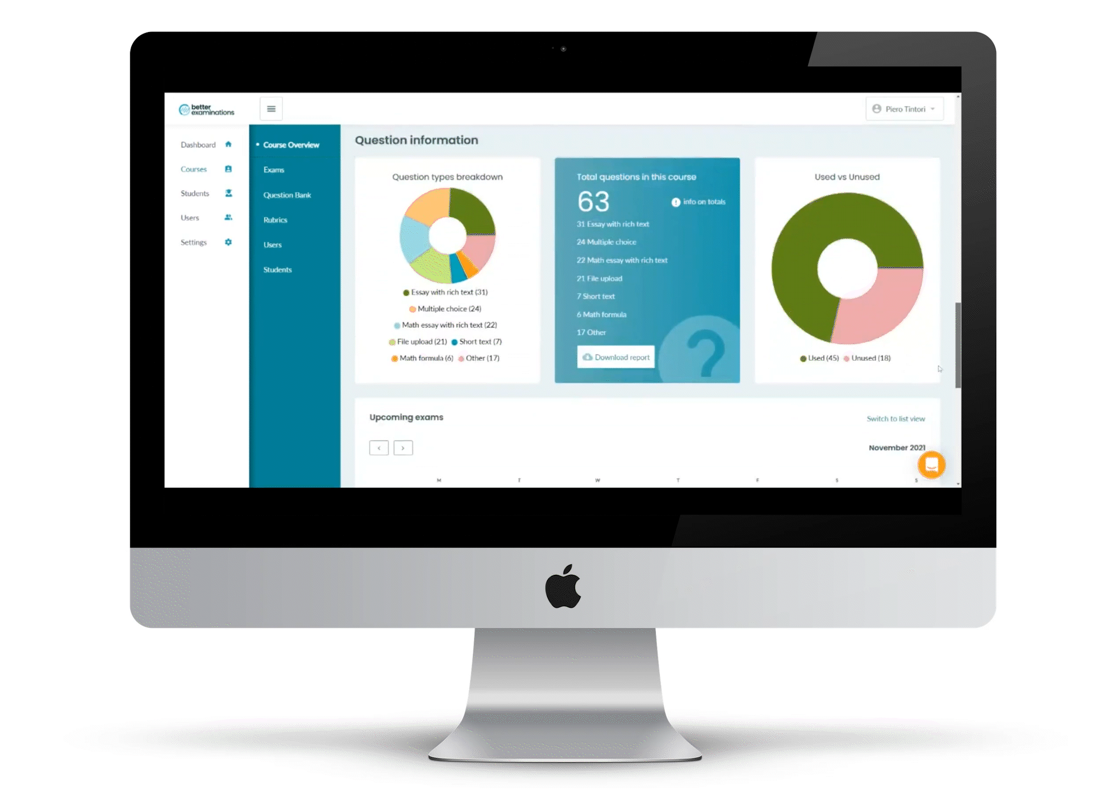 screenshot of BetterExaminations