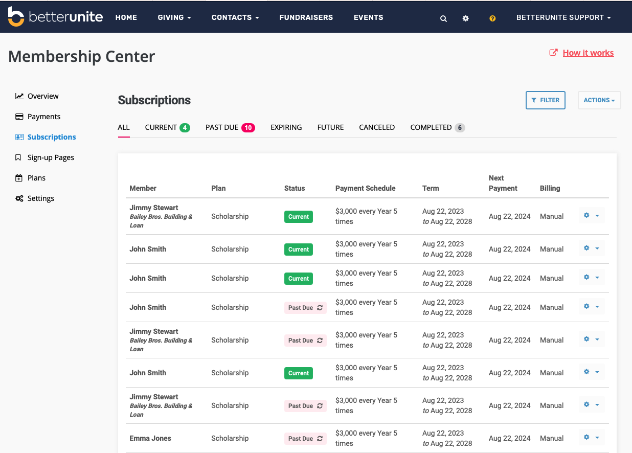 screenshot of BetterUnite