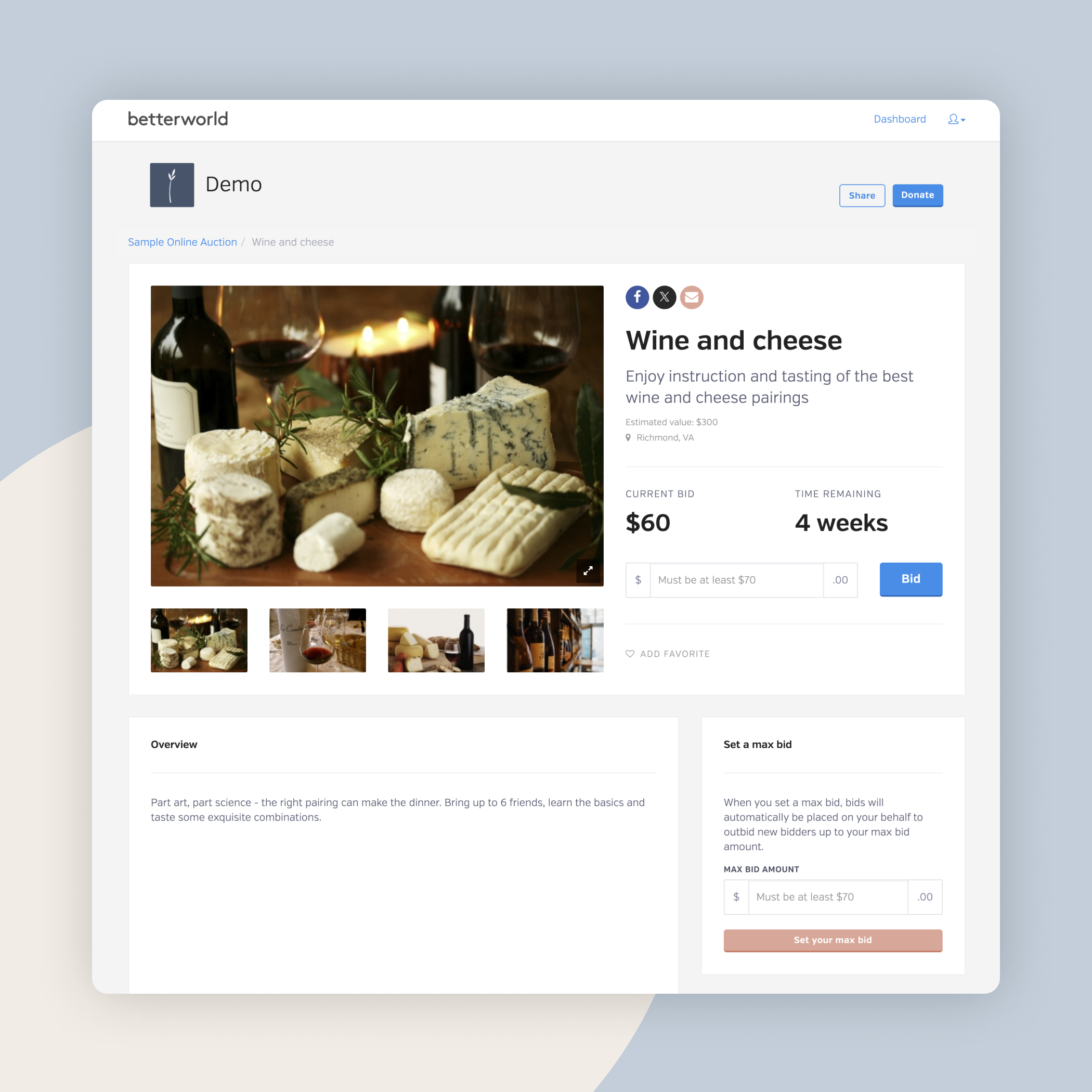 screenshot of BetterWorld