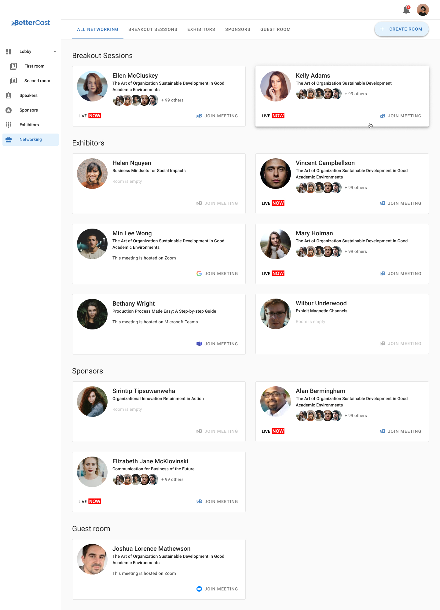screenshot of Bettercast