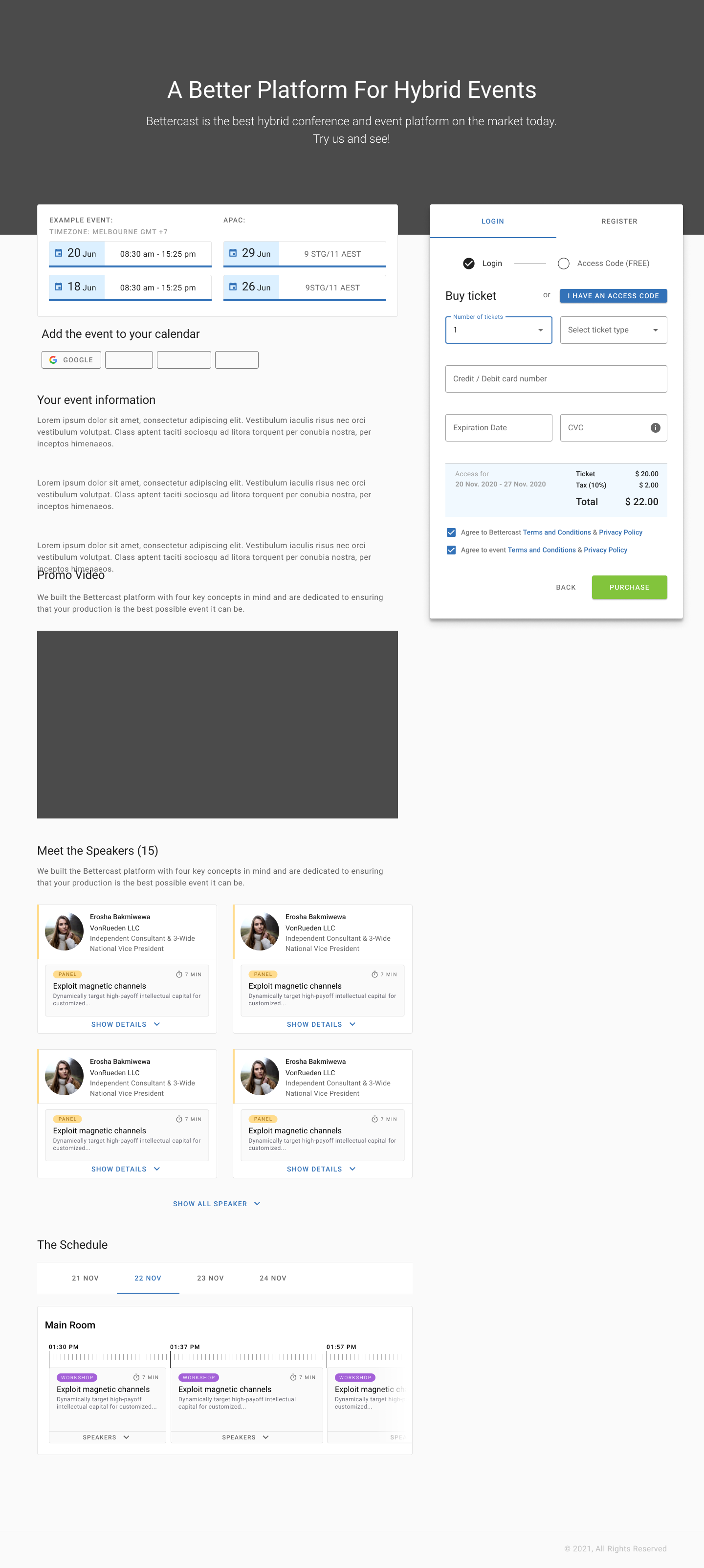 screenshot of Bettercast