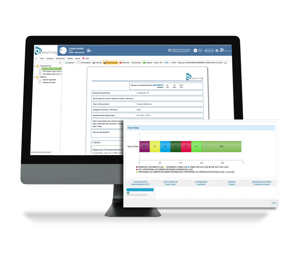 screenshot of BiSourcing