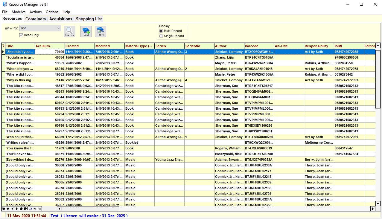 screenshot of BiblioTECH