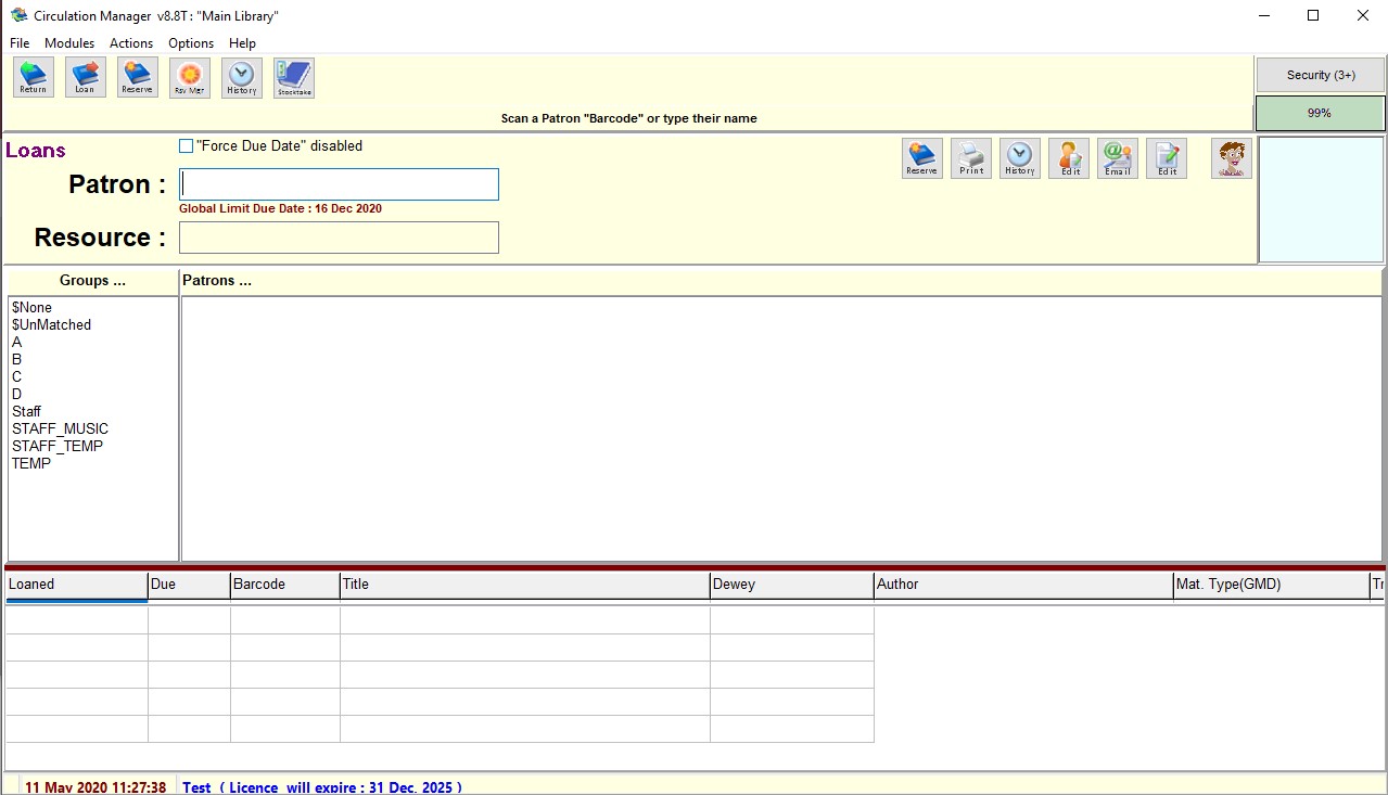 screenshot of BiblioTECH