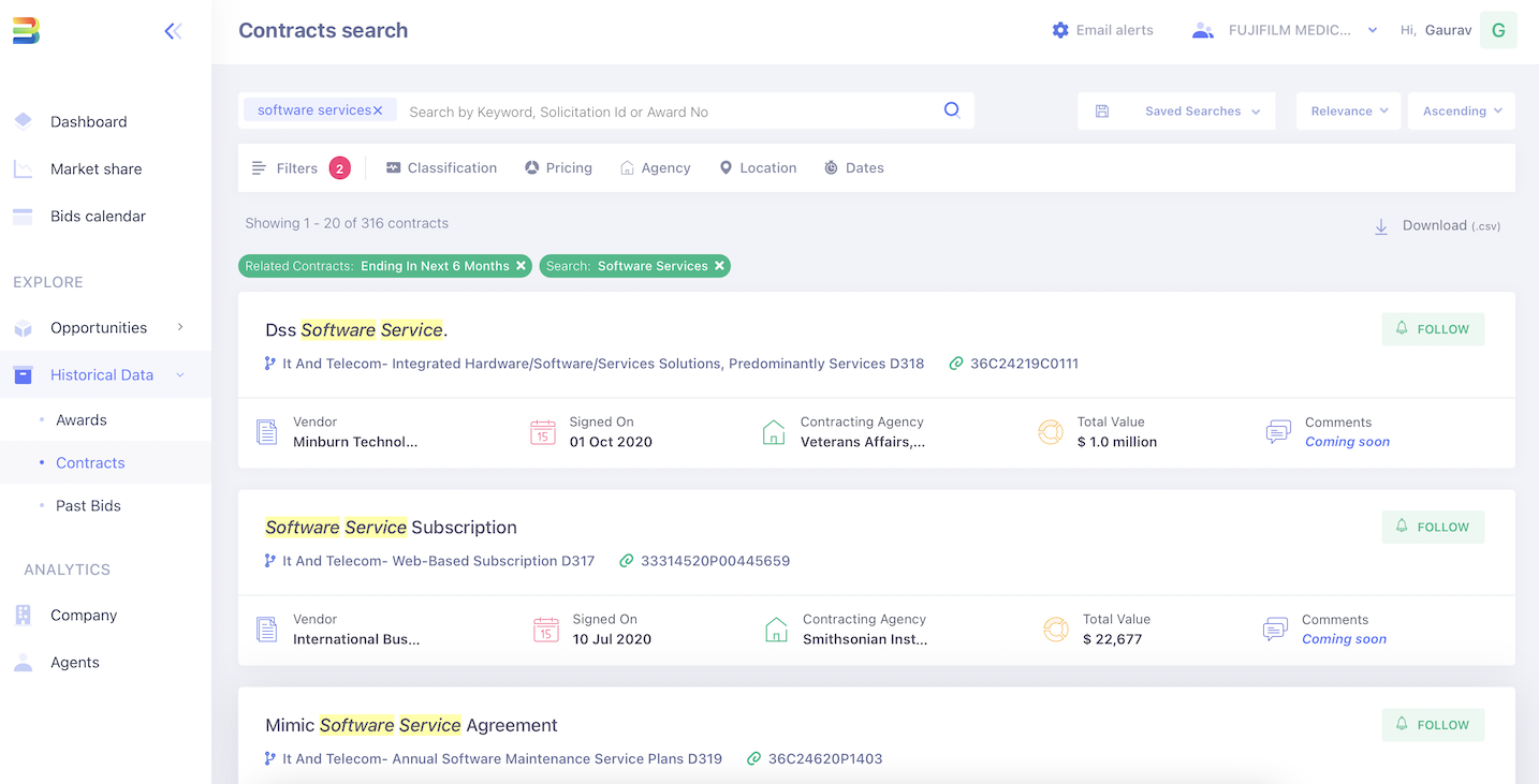 screenshot of Bidfortune