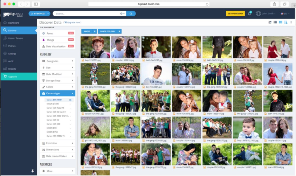 screenshot of BigMIND