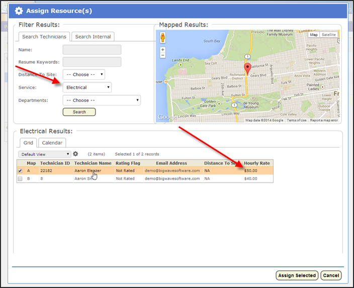 screenshot of BigWave
