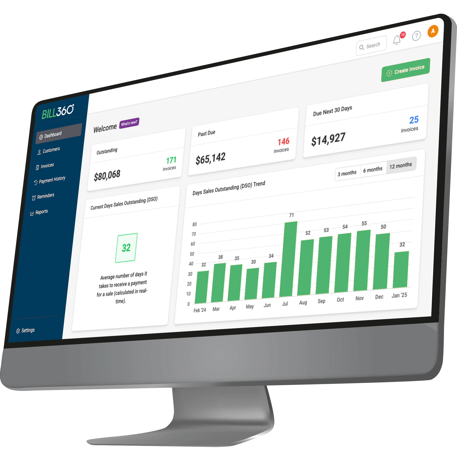 screenshot of Bill360