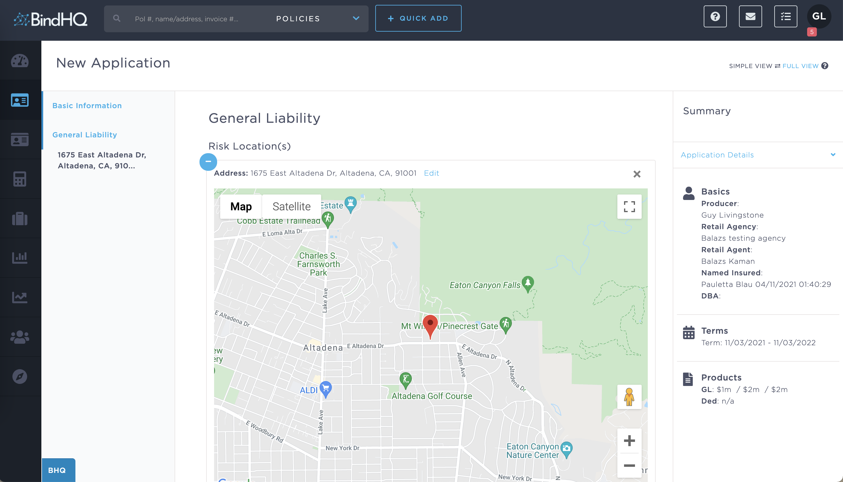 screenshot of BindHQ