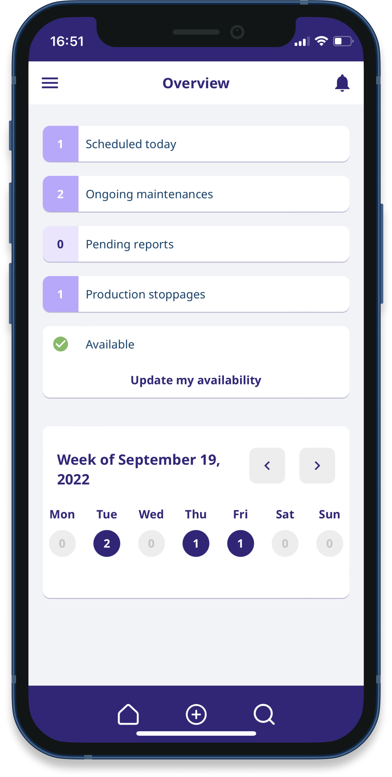 screenshot of Binder