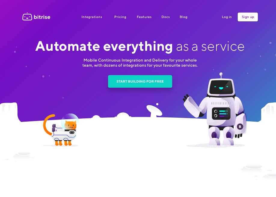 screenshot of Bitrise