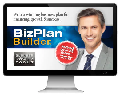 screenshot of BizPlanBuilder
