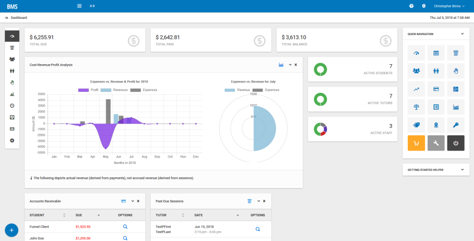 screenshot of Bizstim