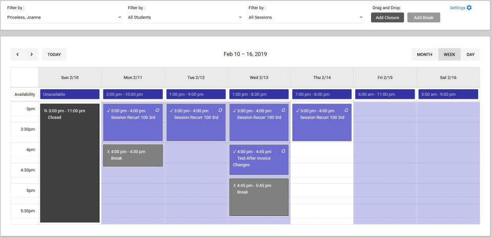 screenshot of Bizstim