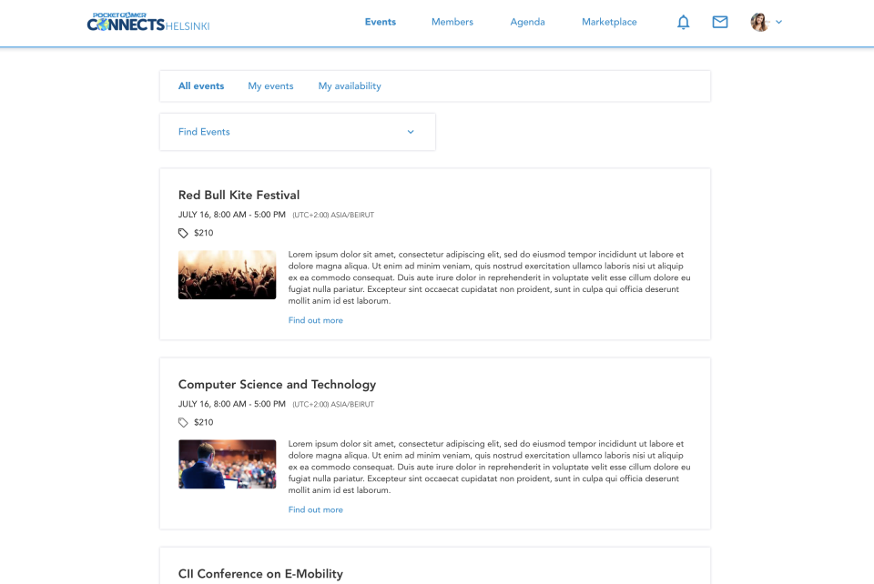 screenshot of Bizzyou