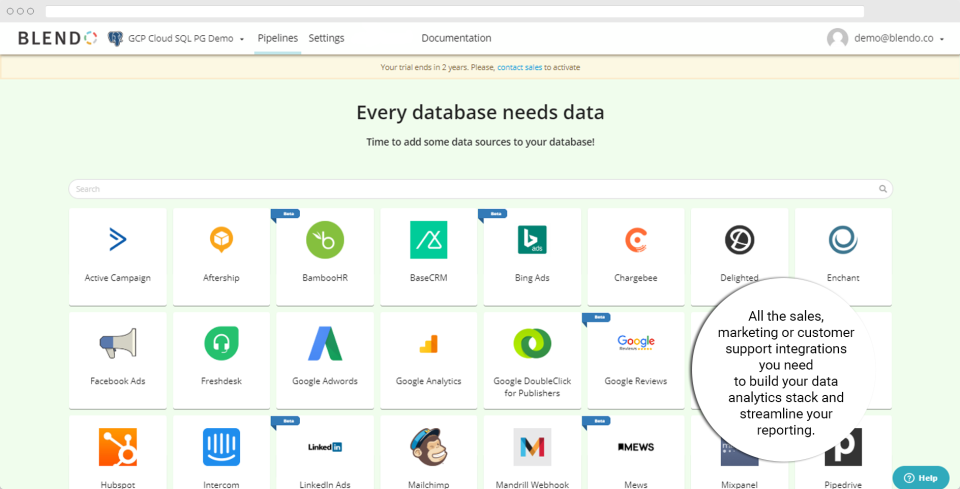 screenshot of Blendo
