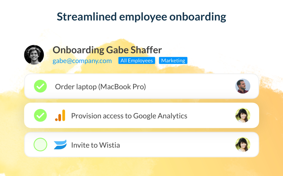 screenshot of Blissfully