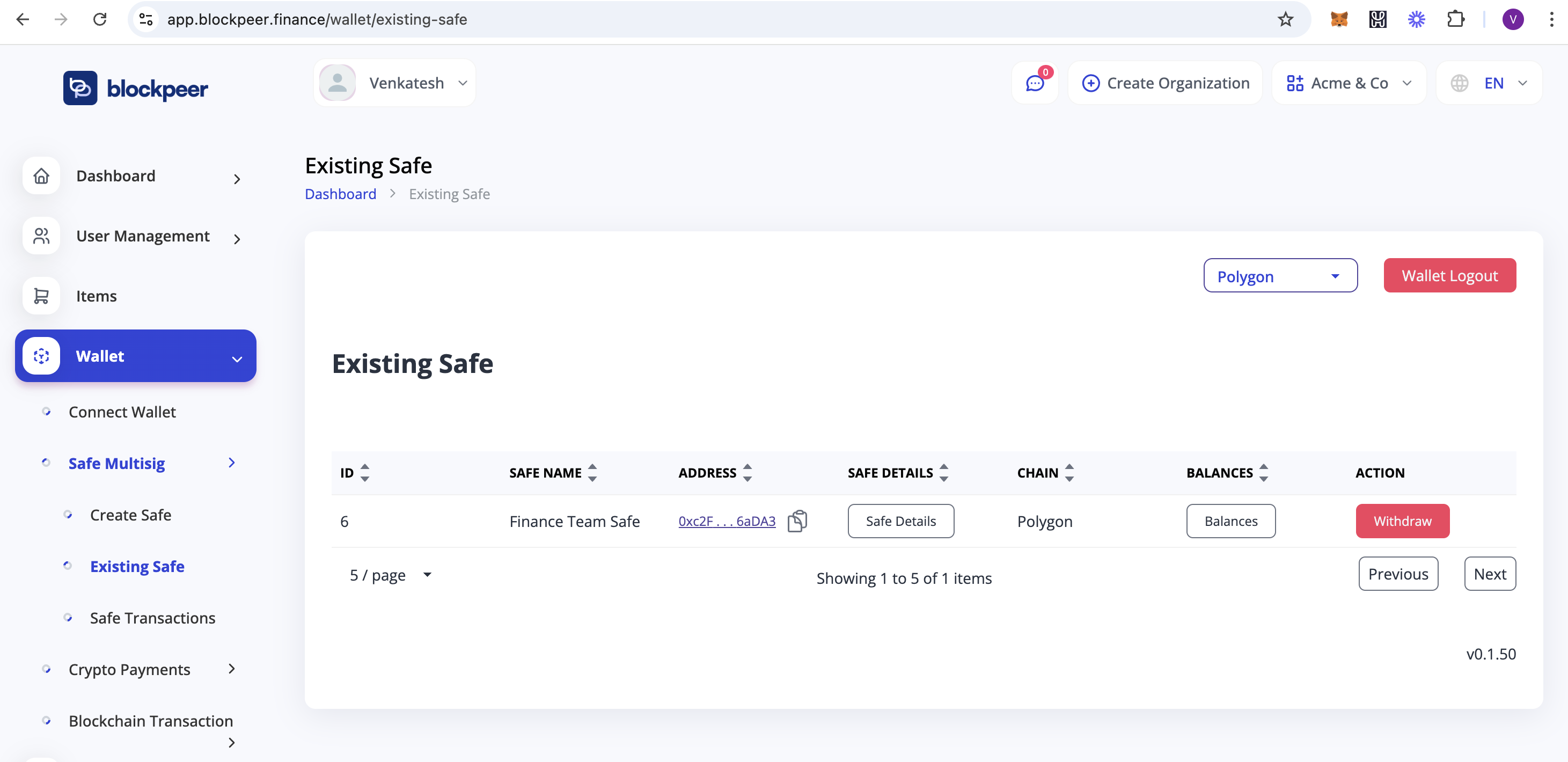 screenshot of BlockPeer