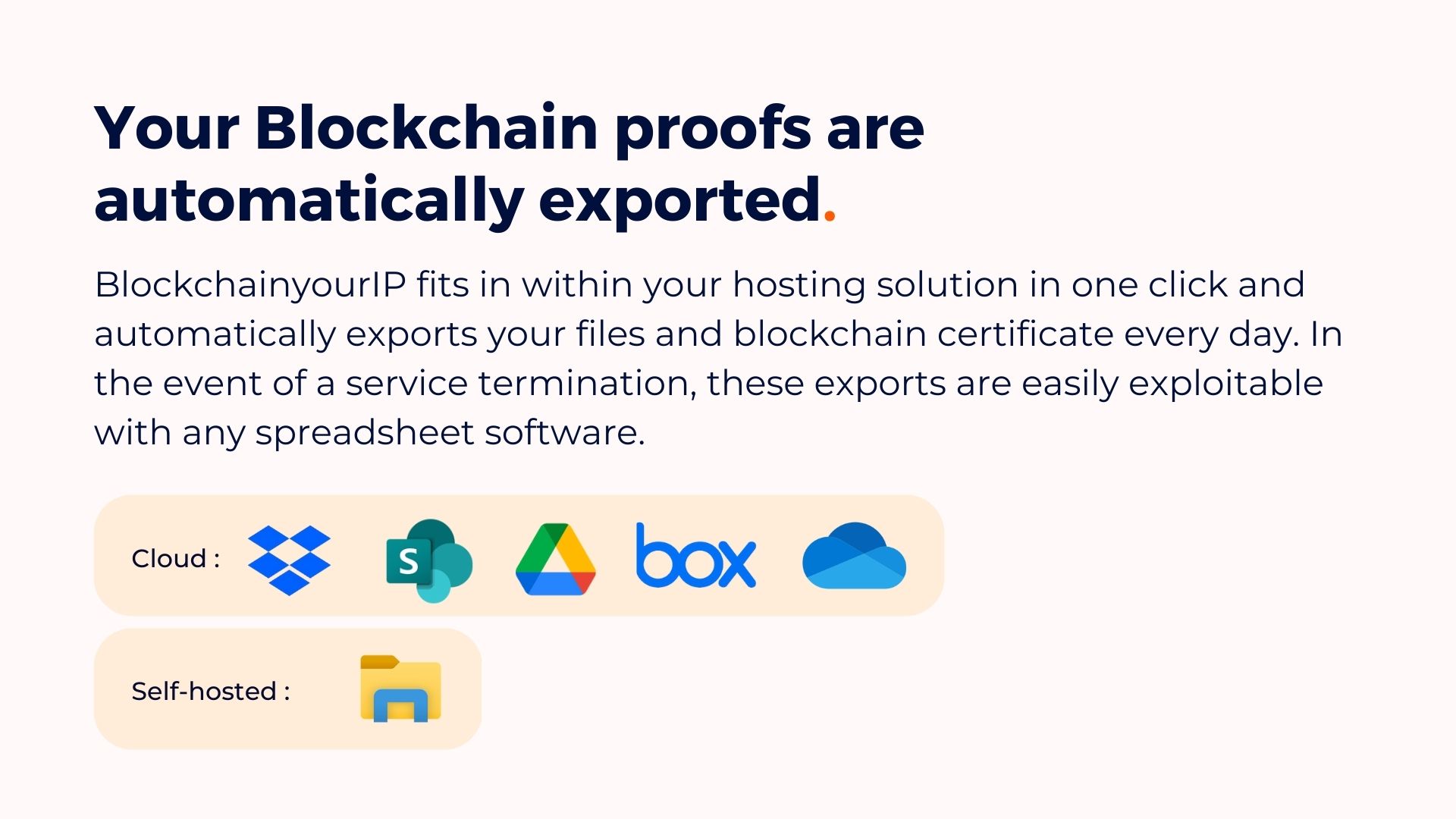 screenshot of BlockchainyourIP
