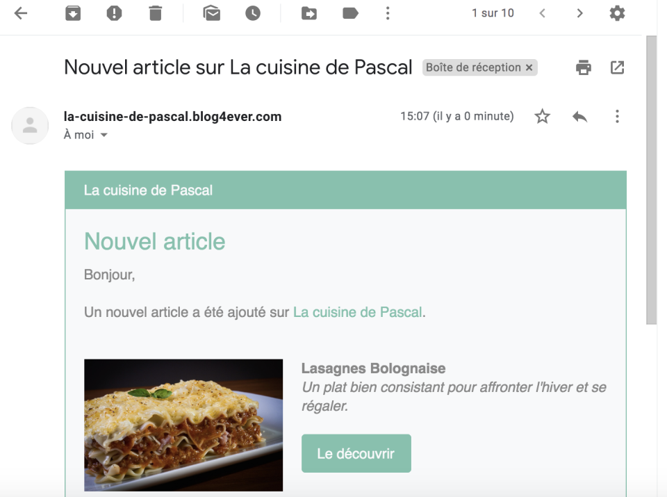 screenshot of Blog4ever