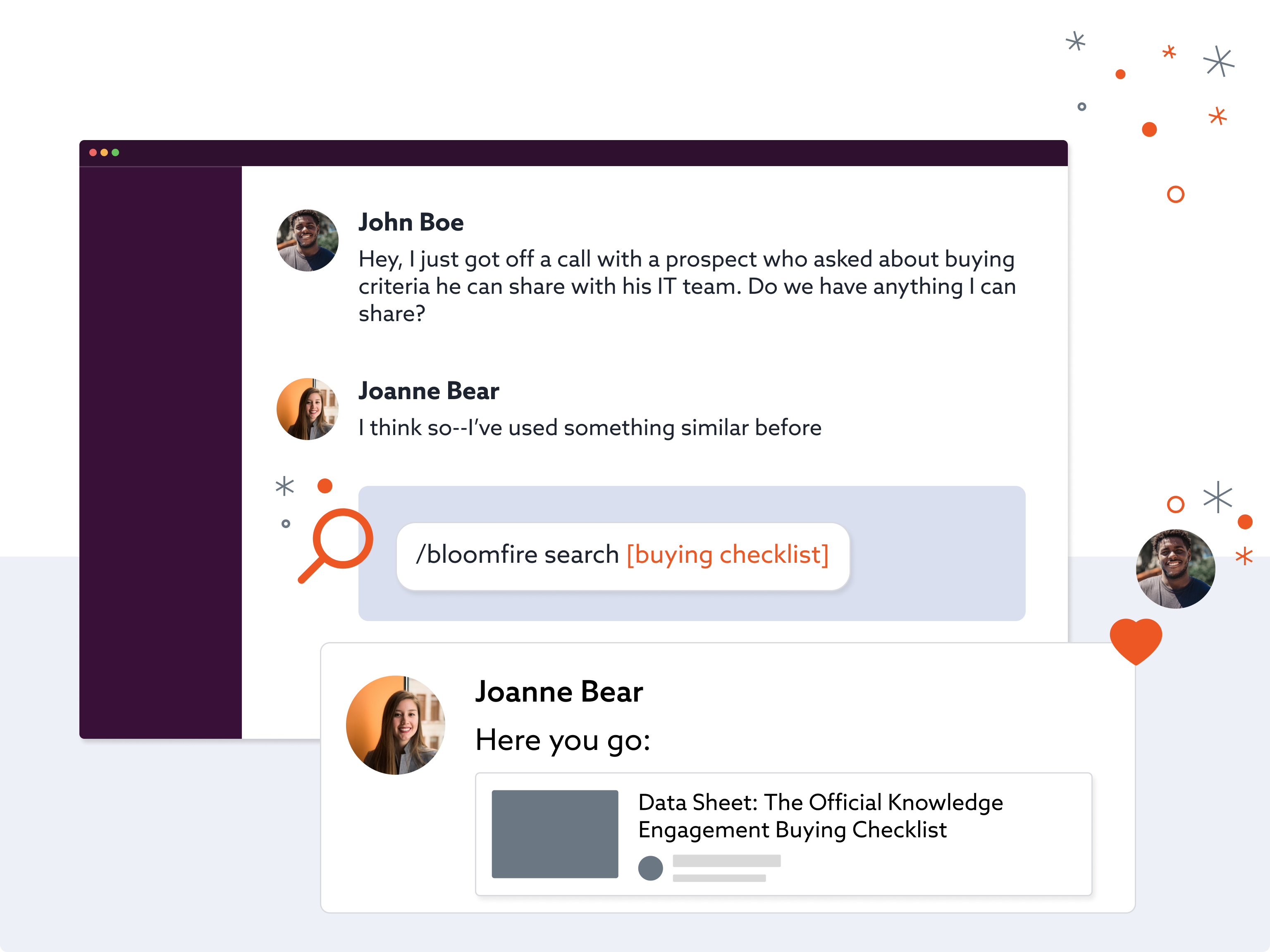 screenshot of Bloomfire