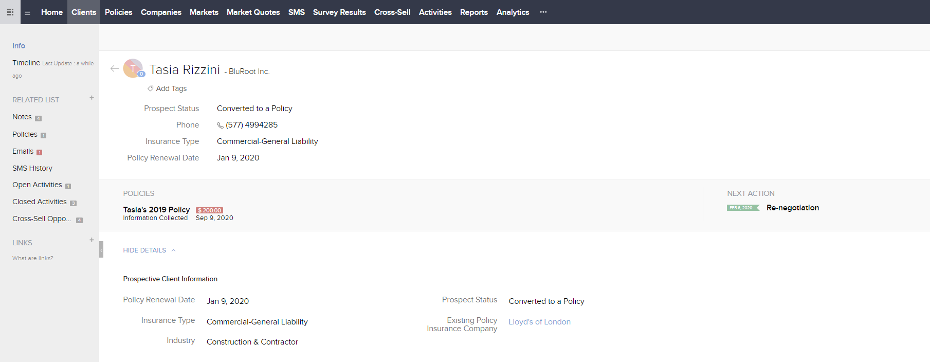 screenshot of BluRoot