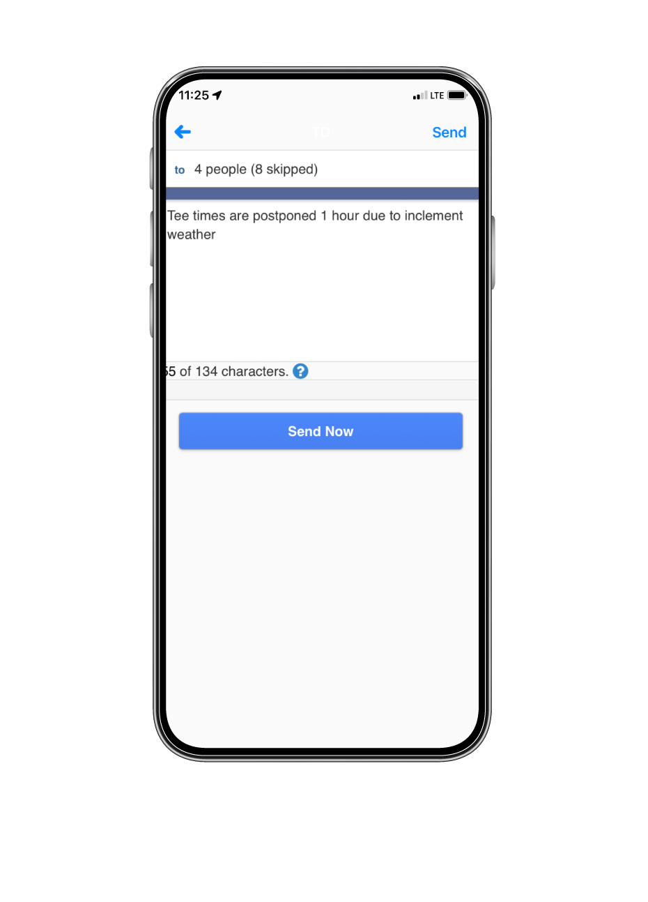 screenshot of BlueGolf