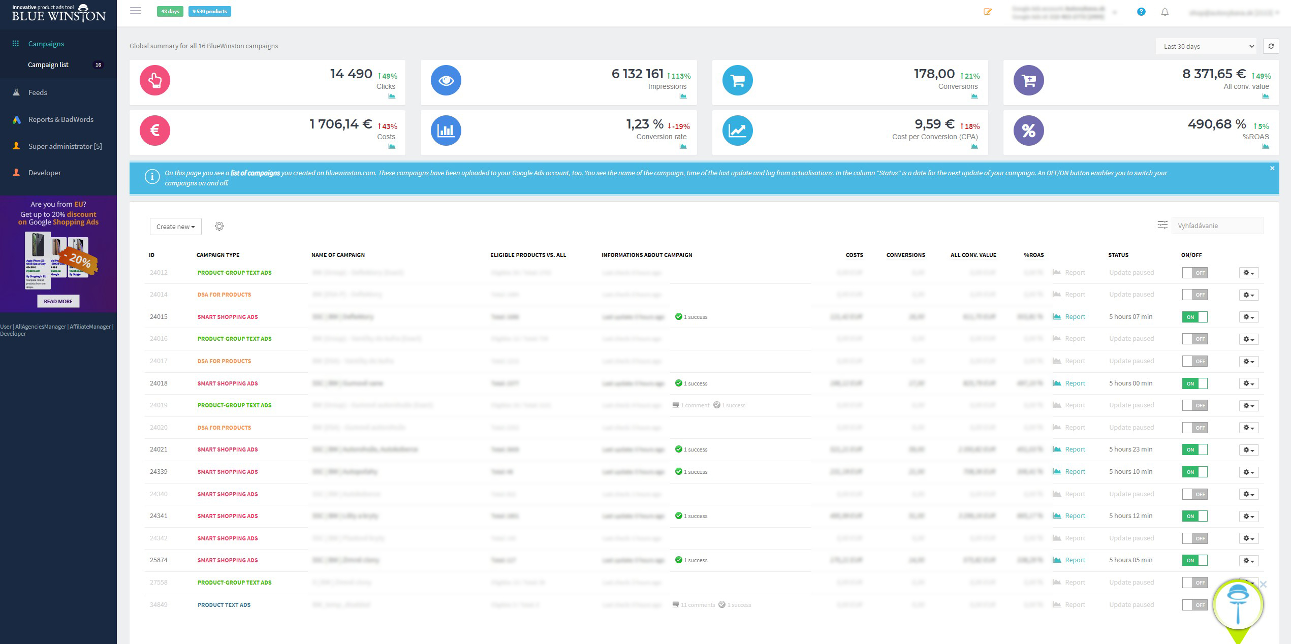 screenshot of BlueWinston