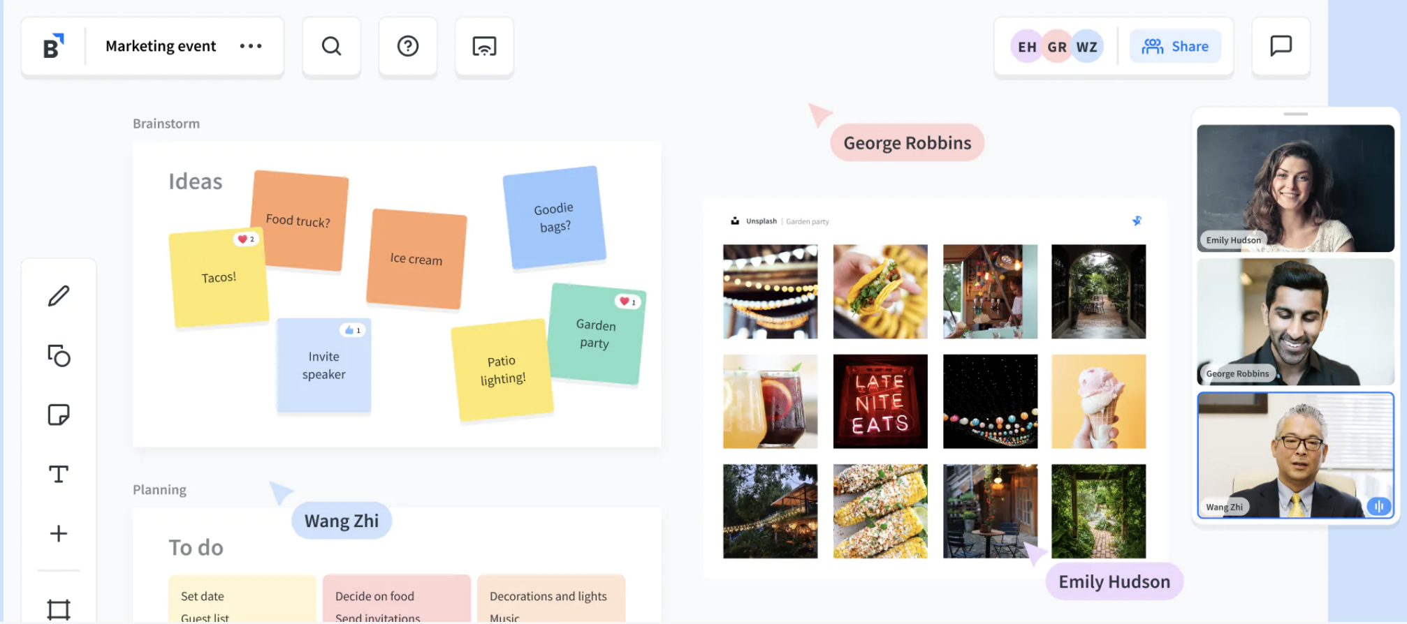 screenshot of Bluescape