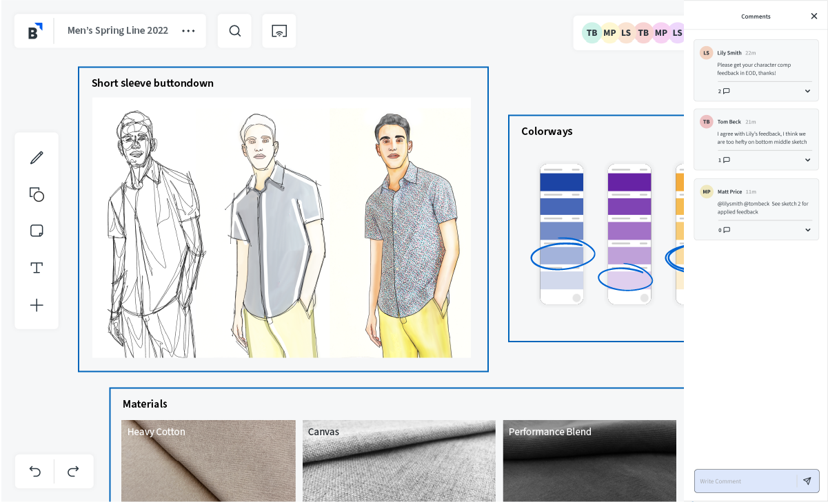 screenshot of Bluescape