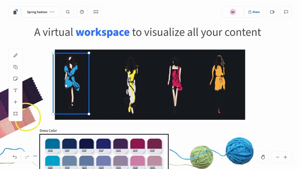 screenshot of Bluescape