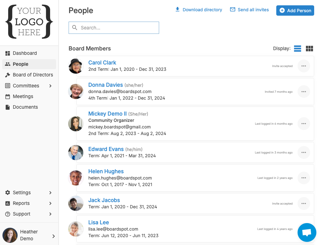 screenshot of BoardSpot